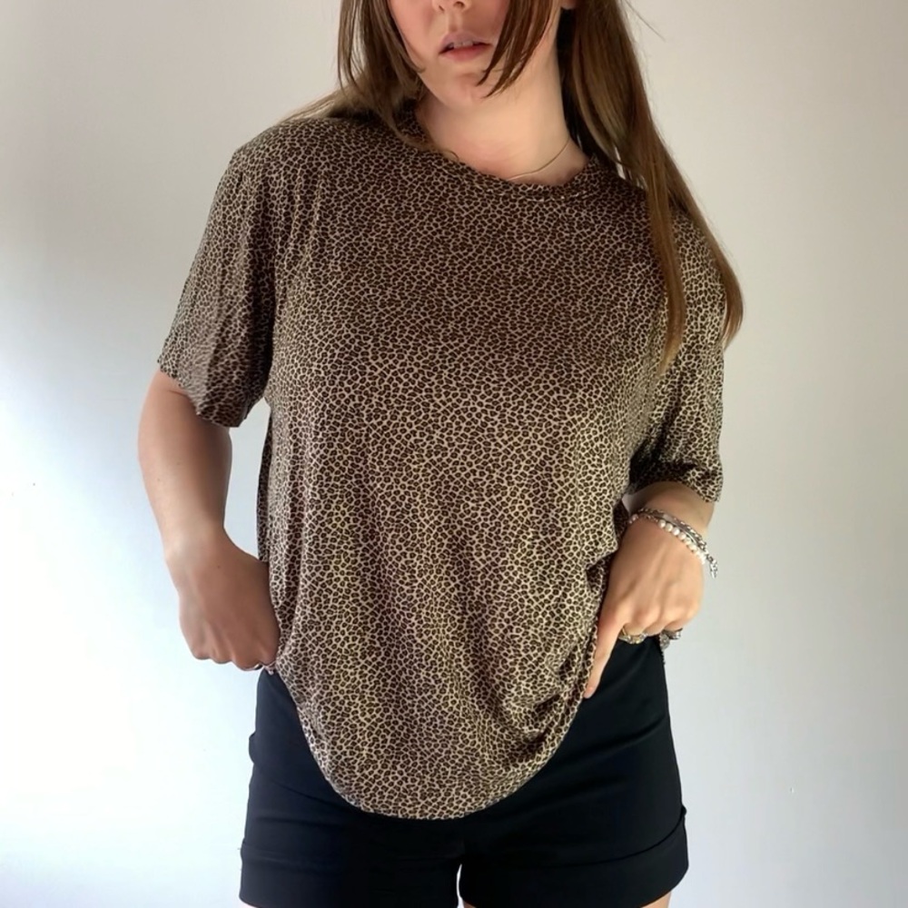90s City Girl Cheetah Print T-shirt